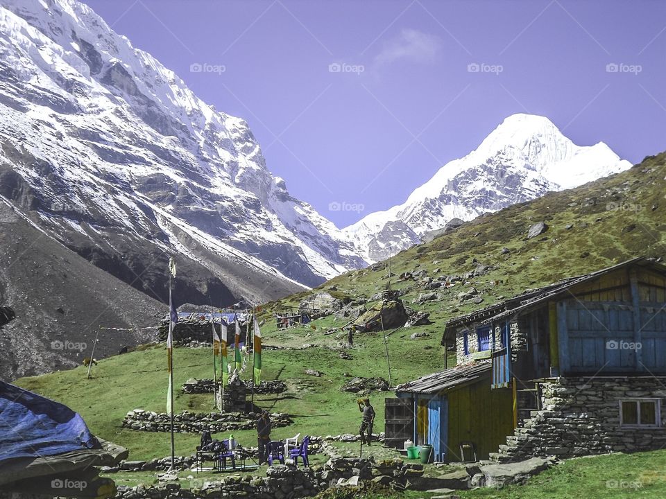 mt lhotse 8516 m picture taken from Makalu Barun national park Nepal #mountain #Himalayan 