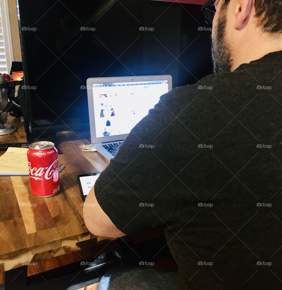 Working from home with Coca-Cola 