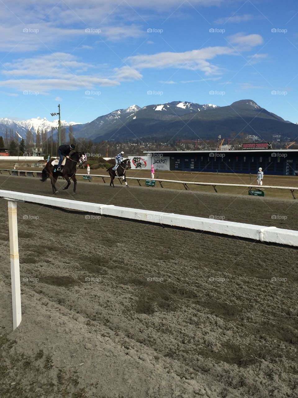 Training at Hastings Park in Vancouver 