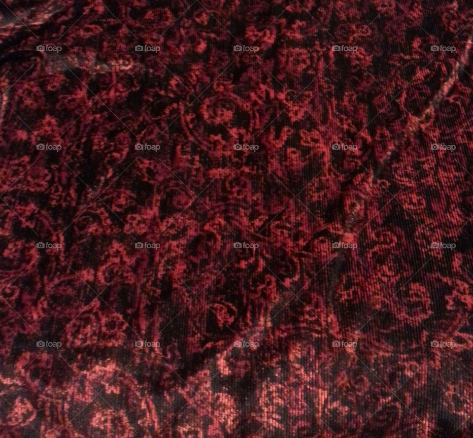 red/black fabric
