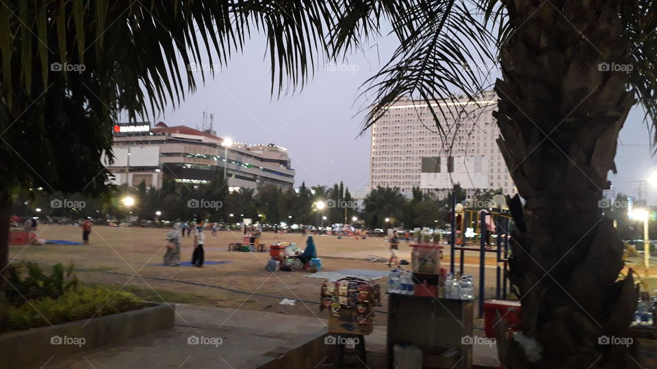 SIMPANG LIMA OR INTERSECTION FIVE :
A business district and open space for the public in Semarang, Indonesia