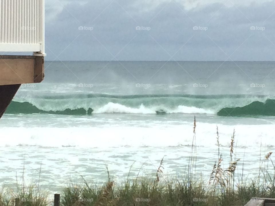 Tropical storm surf coming in 