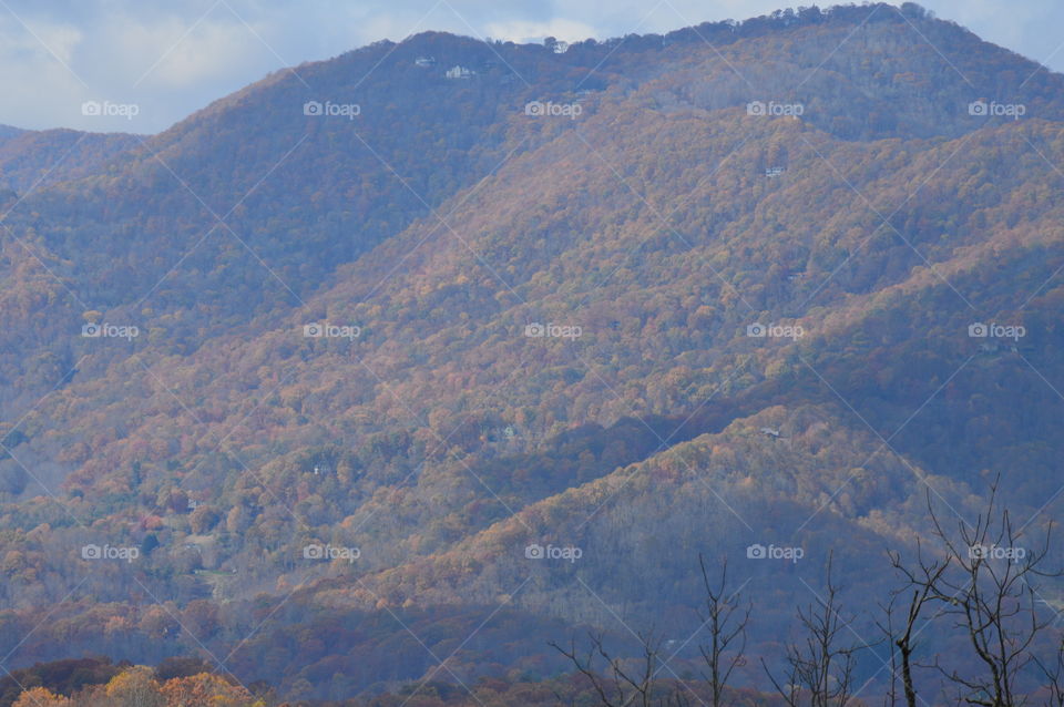 North Carolina mountians in the fall