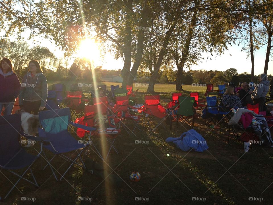 Picnic sundown