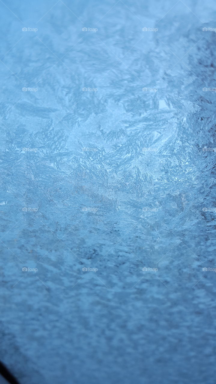 frost on the window