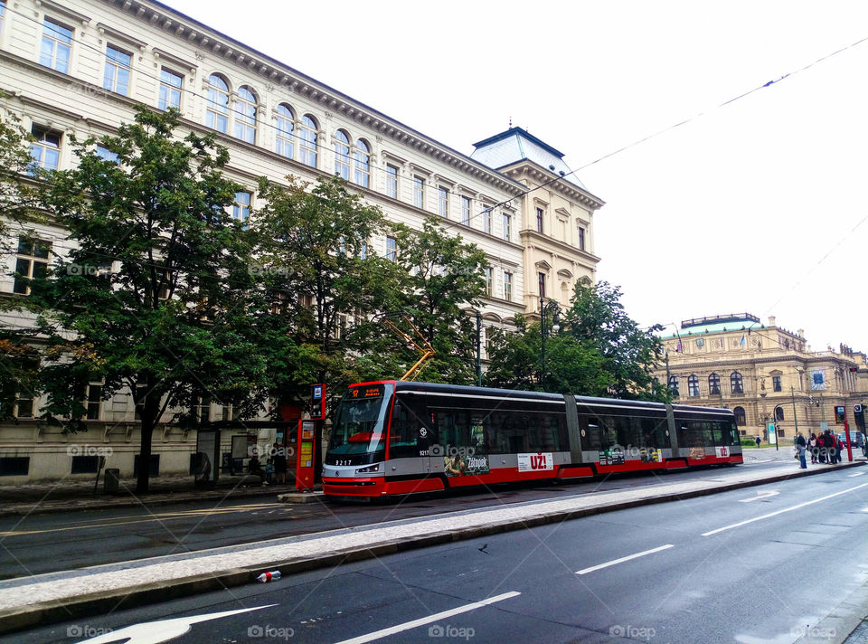 Tram in Prague