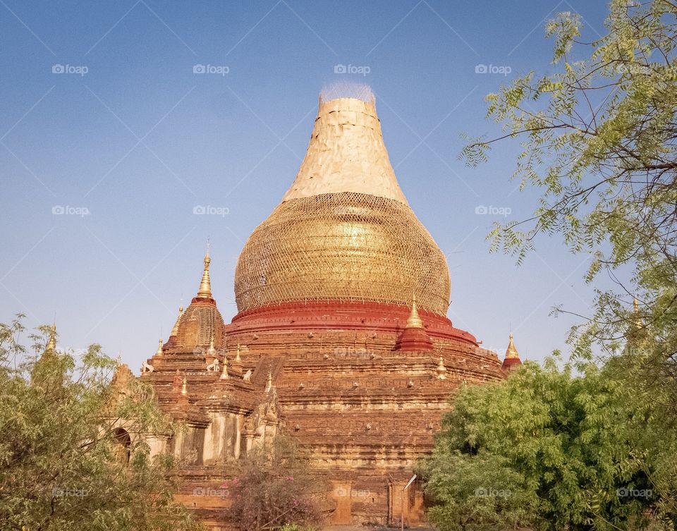 The beautiful pagoda at Bagan/Myanmar