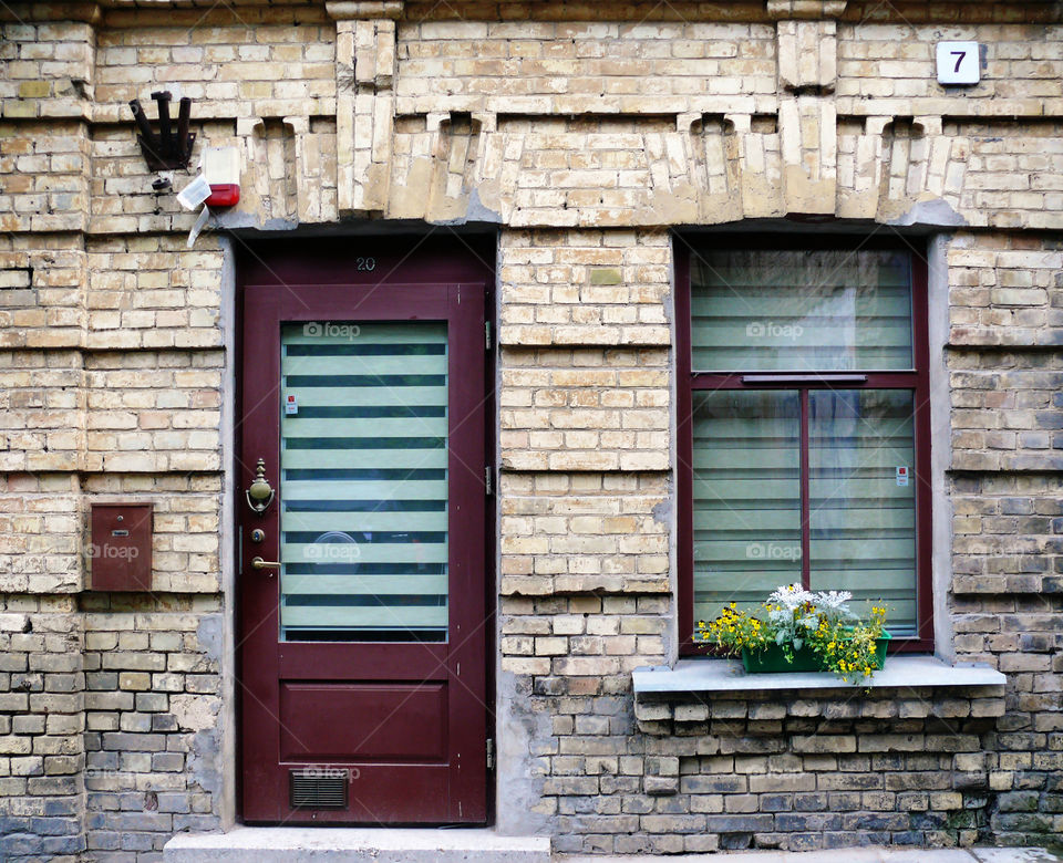 Building exterior of the Republic of Užupis