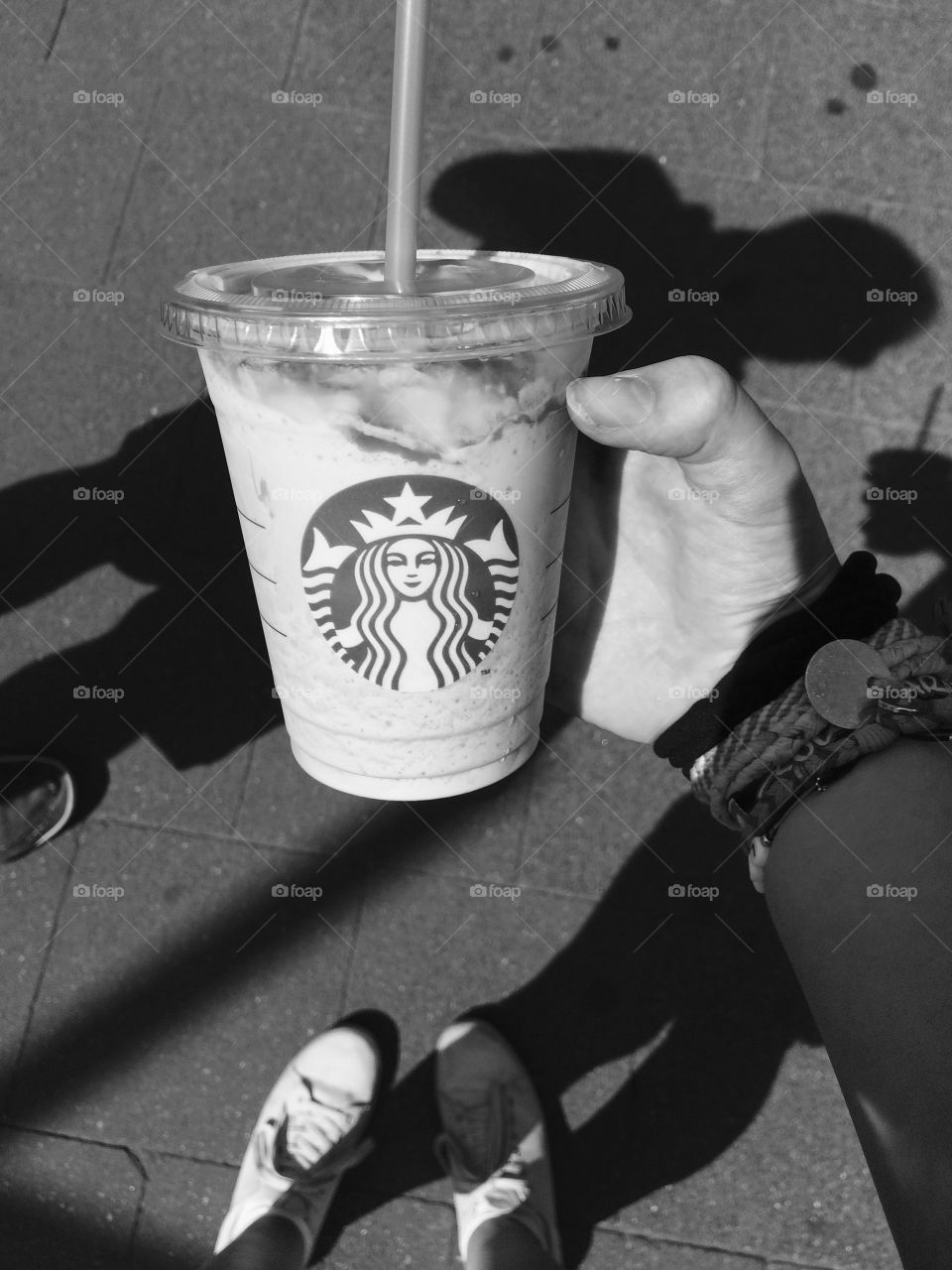 Just a picture of a Cup of Starbucks cofee on a hot summer day in Düsseldorf 