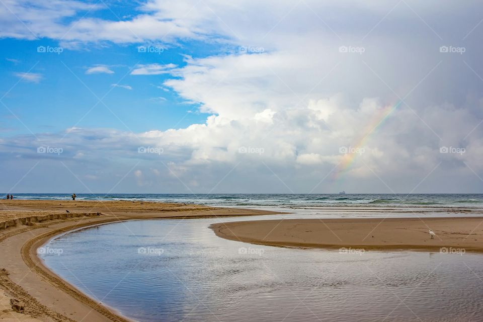 Rainbow in the sky