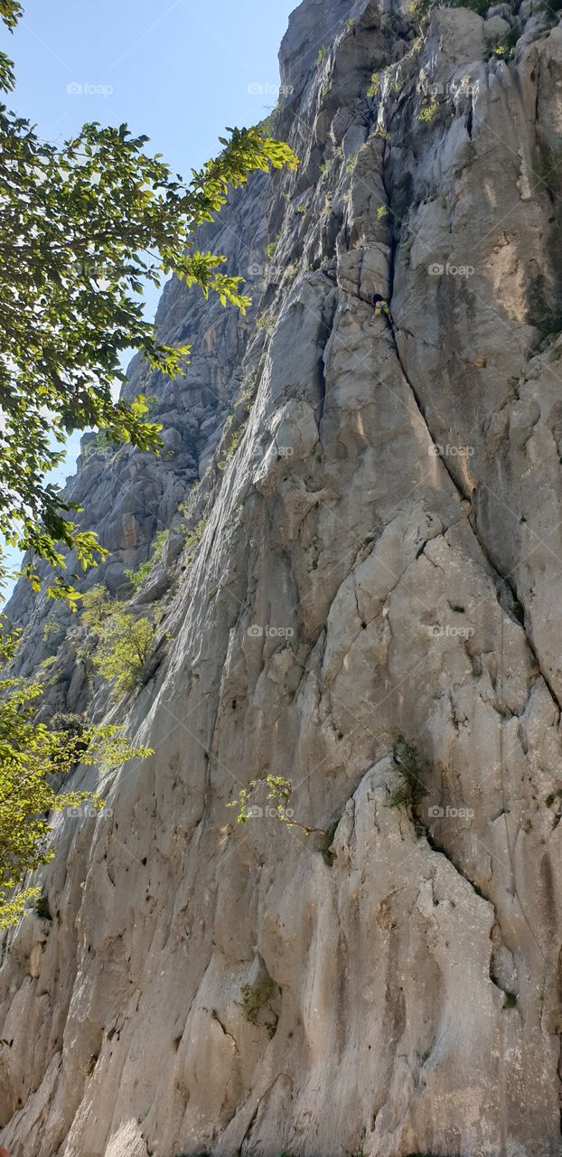 rocks in the national park paklenica