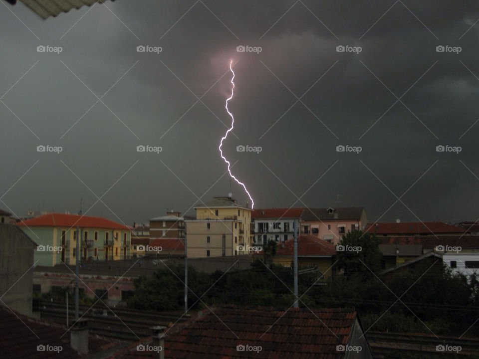 storm lightning electric bolt of lightning by Degsi
