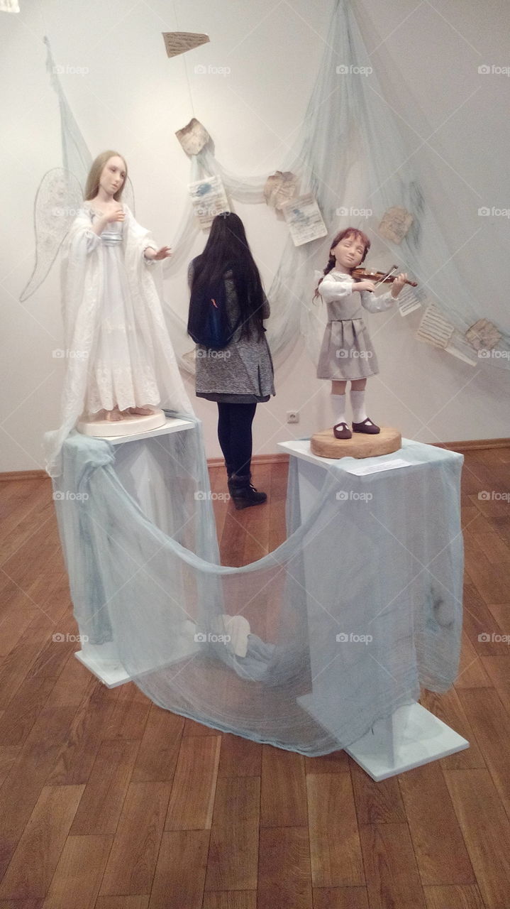 Exhibition of dolls, Samara, Russia
