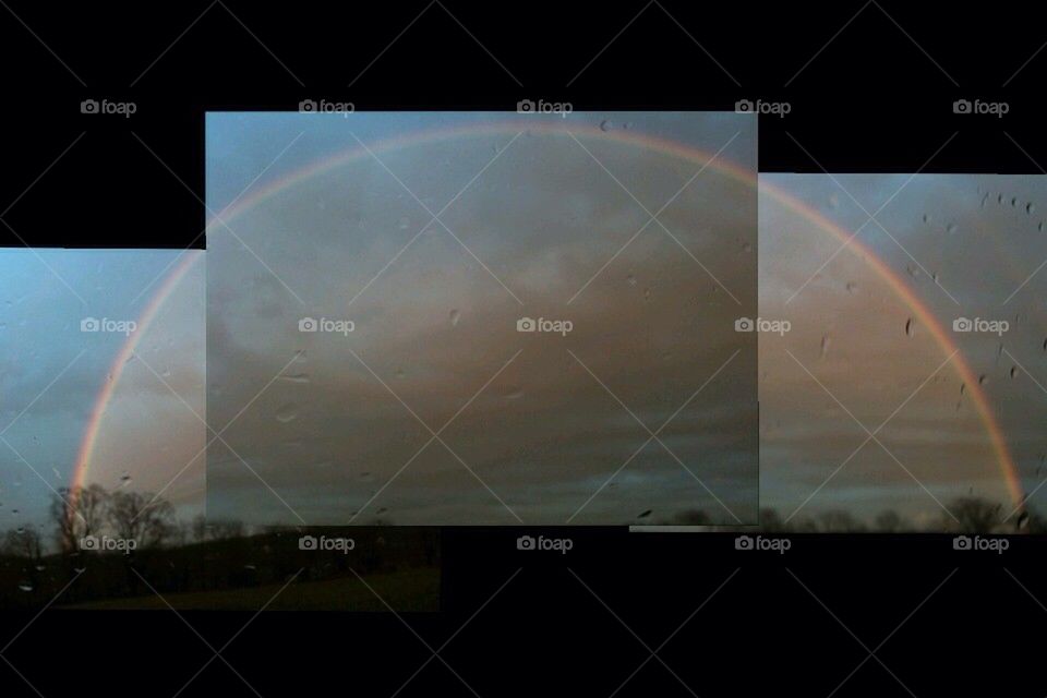 Composite of a full rainbow