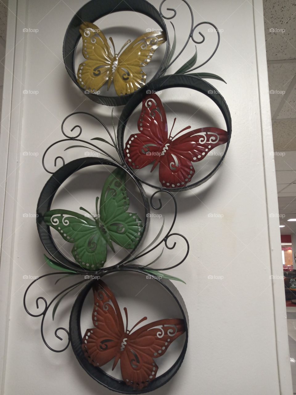 array of butterflies