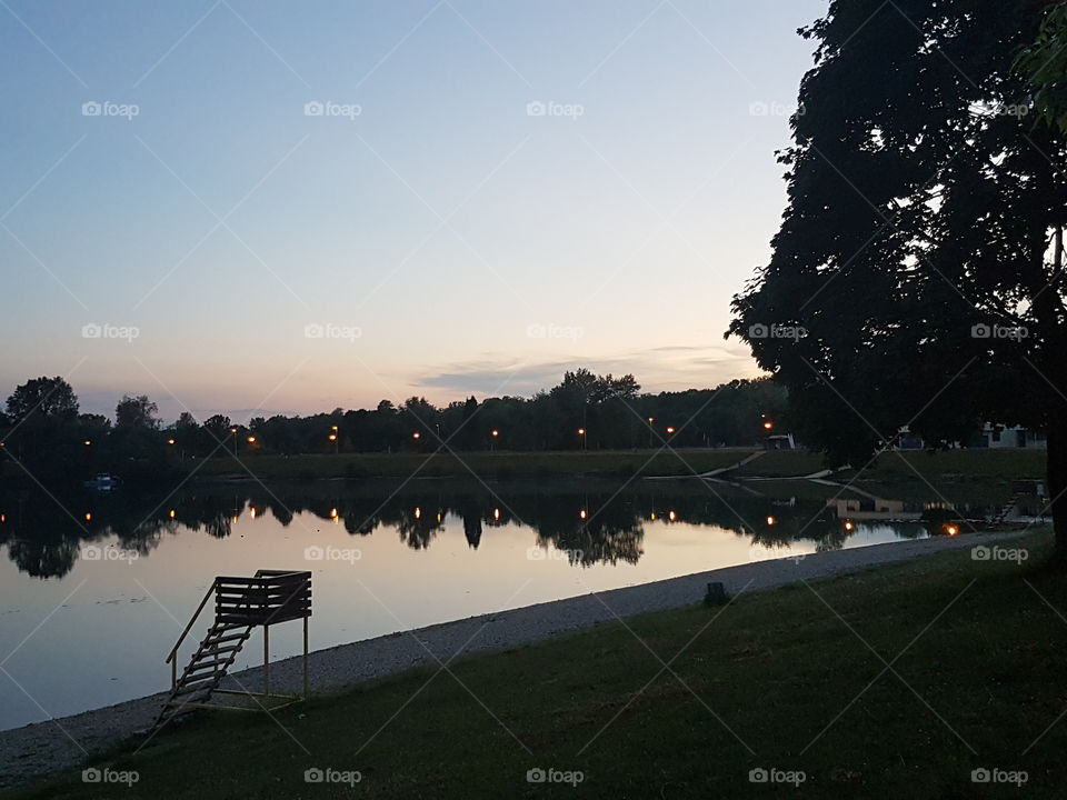 Water reflection