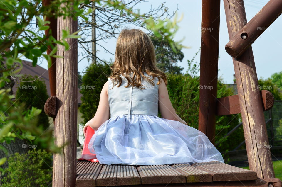 Girl in the playground