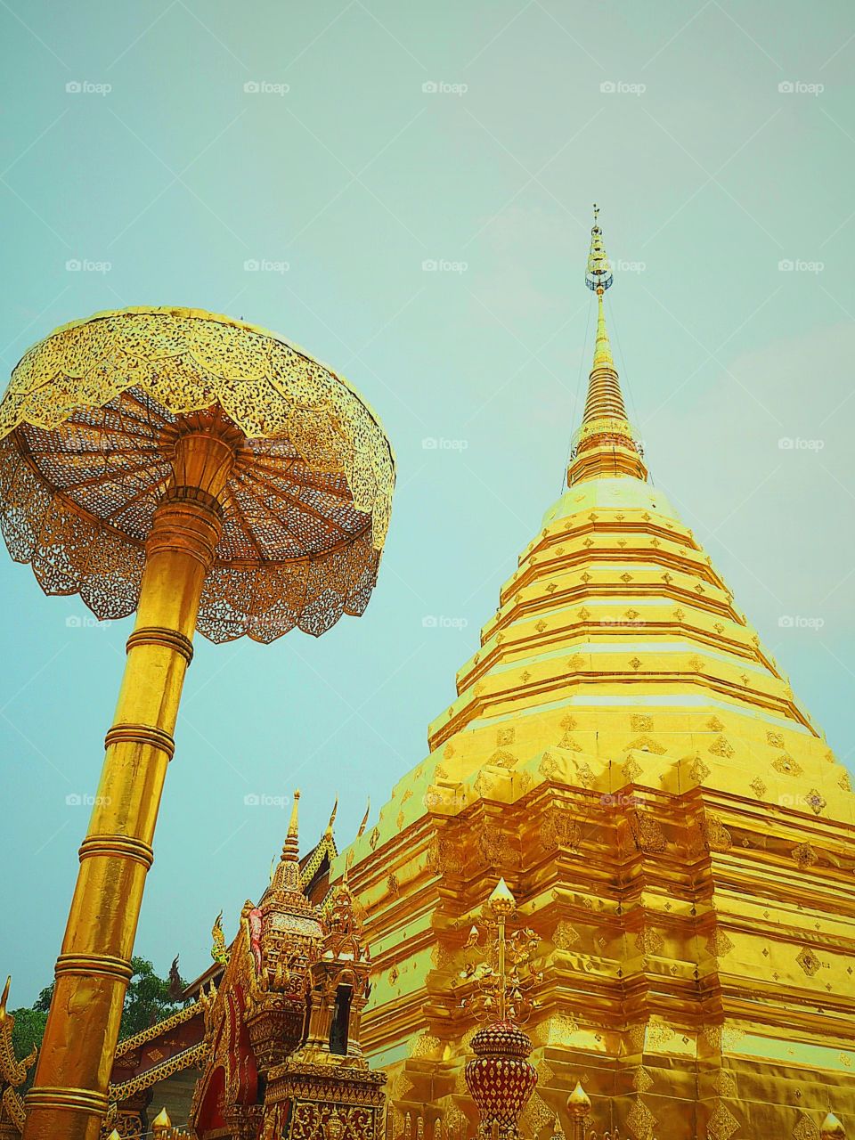 Pagoda. พระธาตุดอยสุเทพ