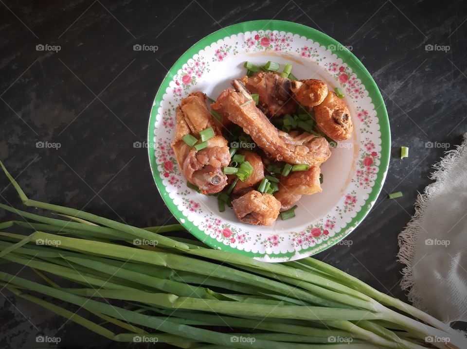 chicken with chives