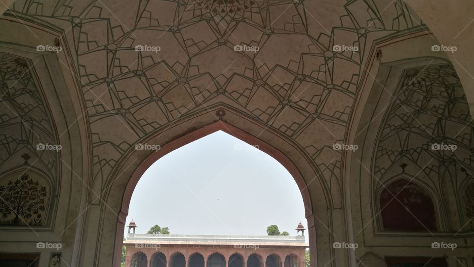 red fort,delhi, india