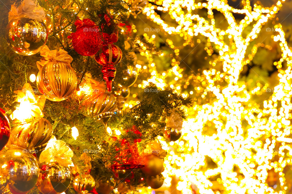 Christmas tree at the Grove, Los Angeles, California.