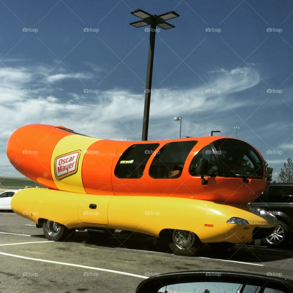 Weenie mobile . Spotted in Denver Colorado 