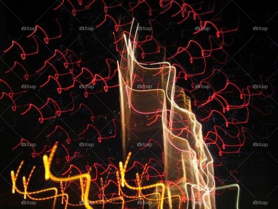 Fireworks in the sky