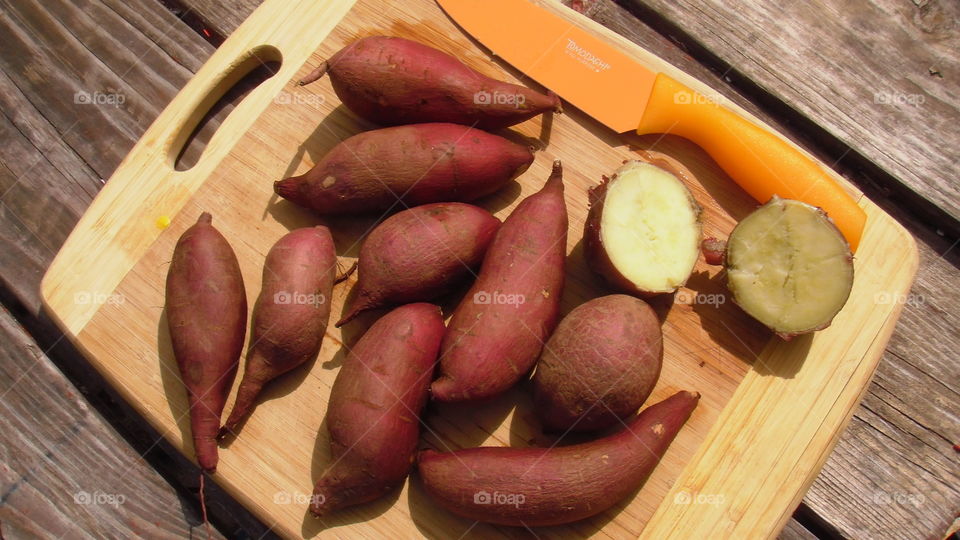 Murasaki sweet potatoes