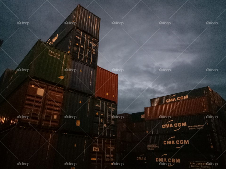 CONTAINERS UNDER THE SKY