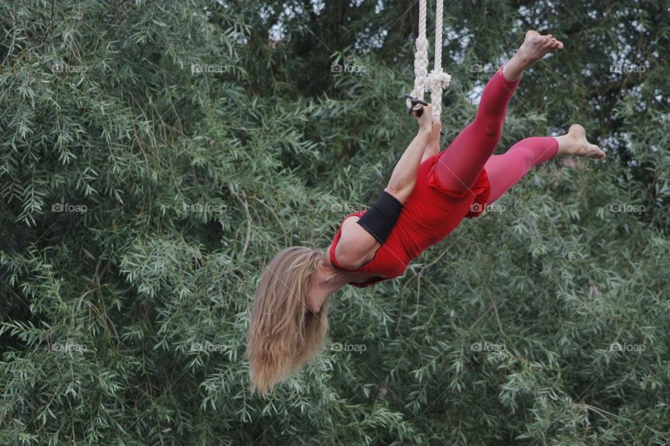 Girl Doing Acrobacy Tricks