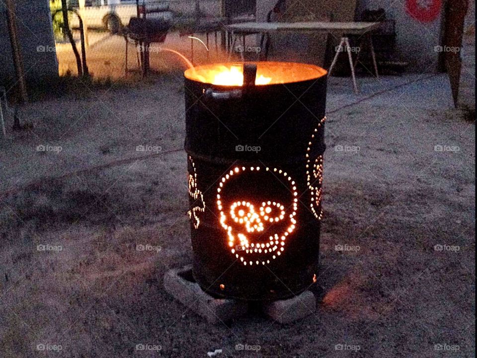 Skull barrel