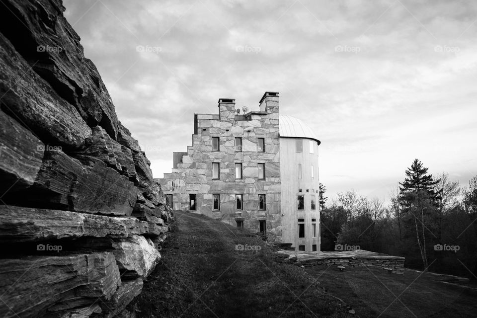 The castle in Cavendish, VT