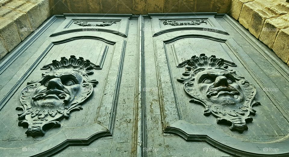 Door of the Church of San Martín Pinario, Santiago de Compostela.