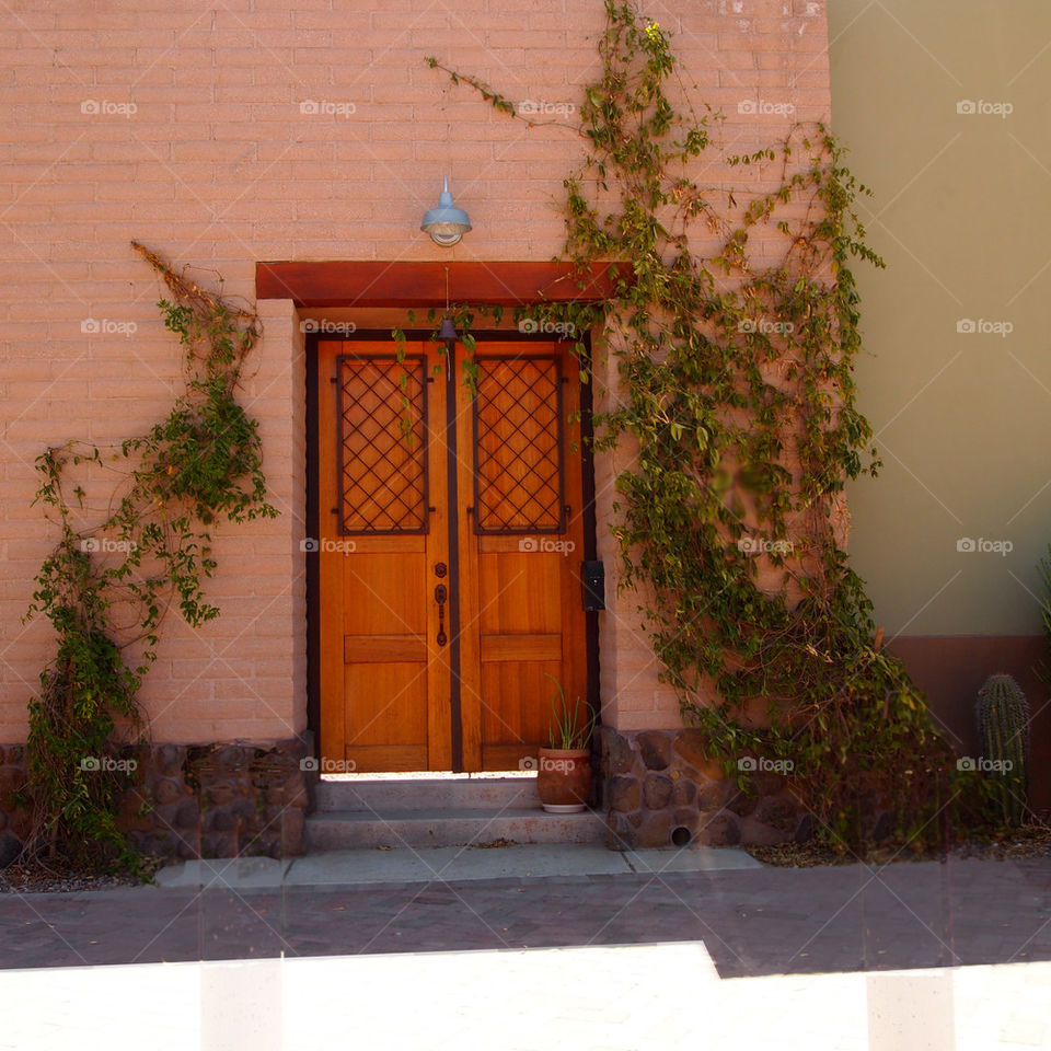 Pueblo Home's Door 