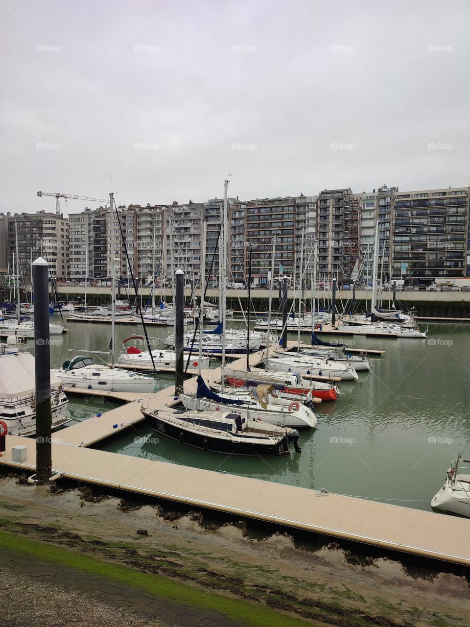 The North Sea , port of blankenberg