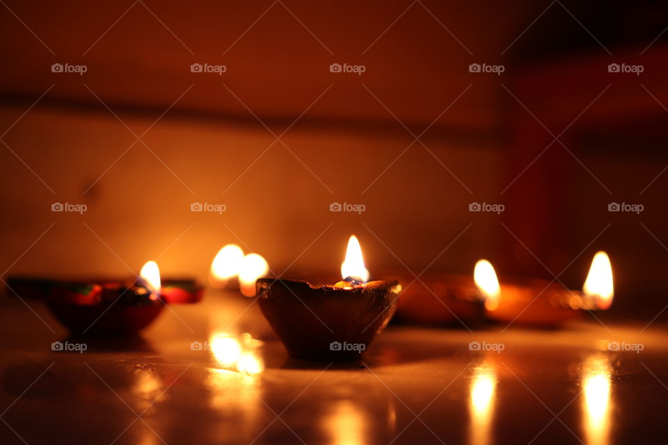 Diwali is a festival of light and prosperity. Diya is an integral part of the festival.  See the beautiful diyas glowing and spreading light all around.