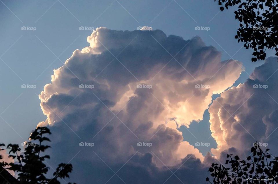 Thunderhead over Castle Rock