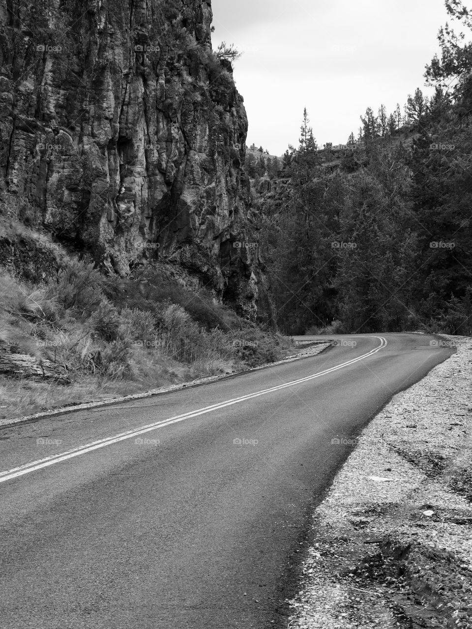 Black & White geology in Oregon 