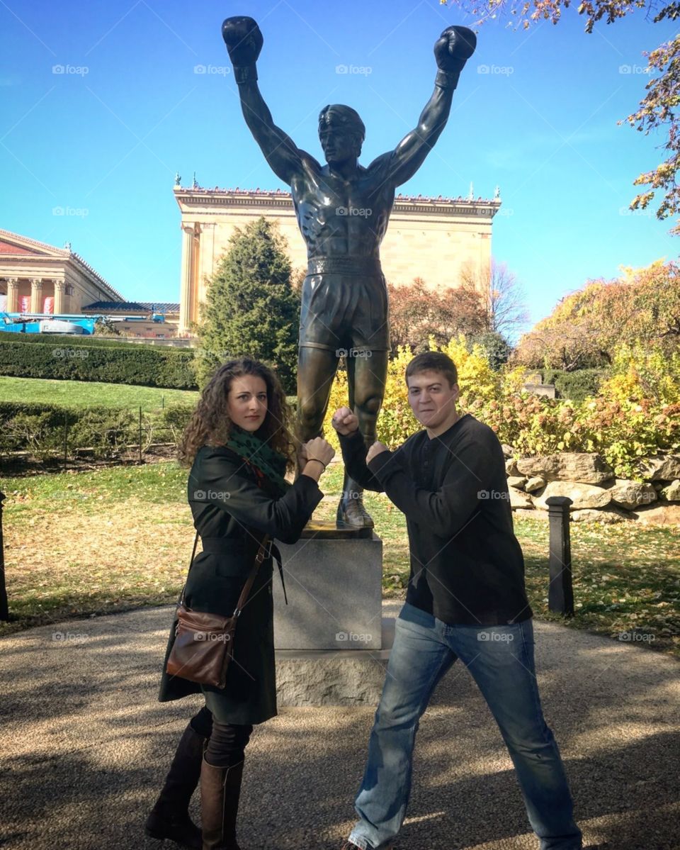 Philadelphia rocky statue 