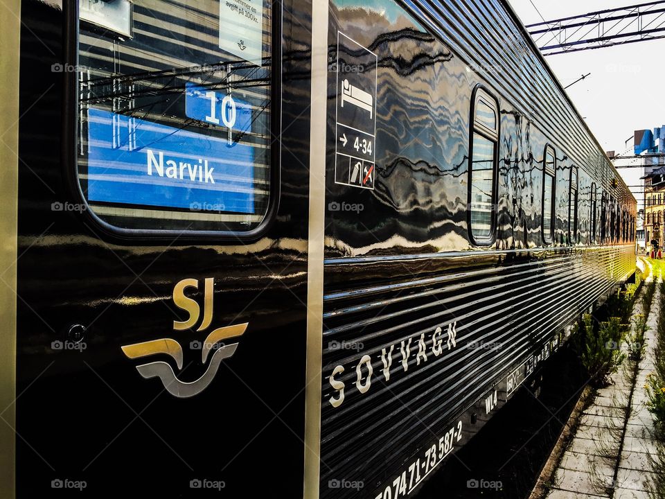 Train to Narvik. Train to Narvik in Norway from Stockholm