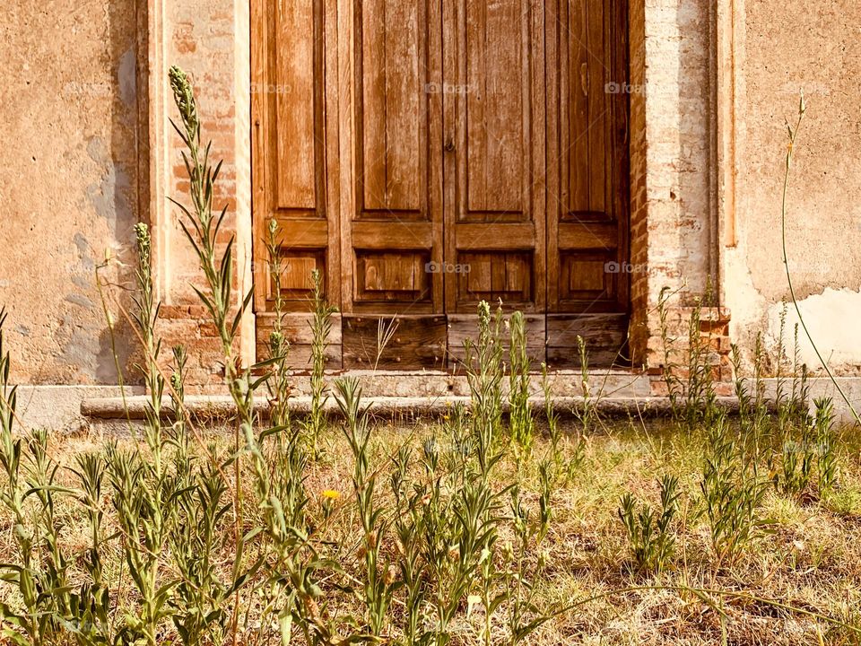 portal of an Umbrian church near Spoleto
