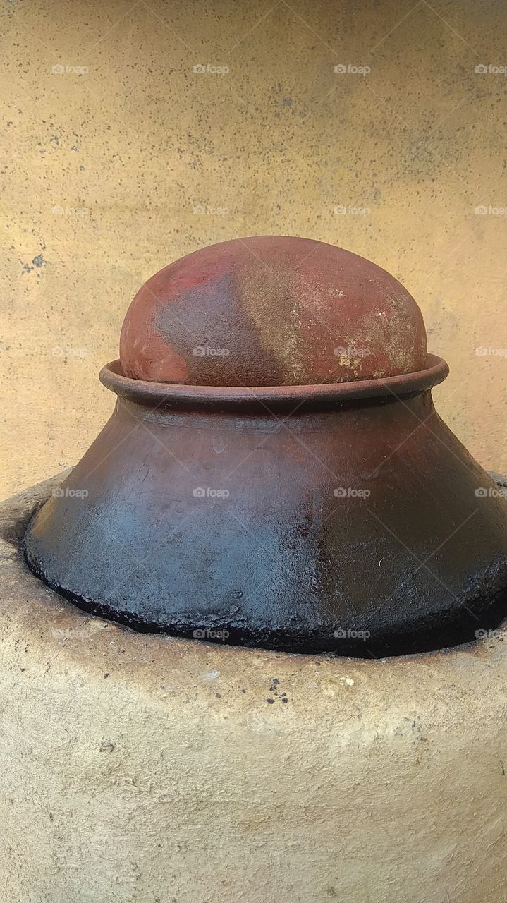 milk boiling for curd and cream