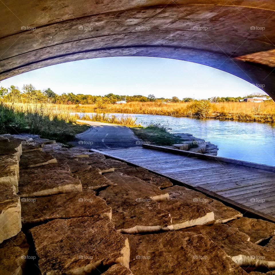 walk by the river