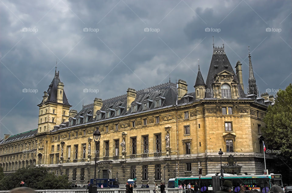 walking on Paris streets