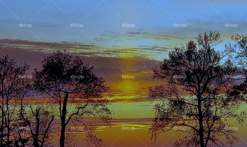 The Color of Fall Sunset