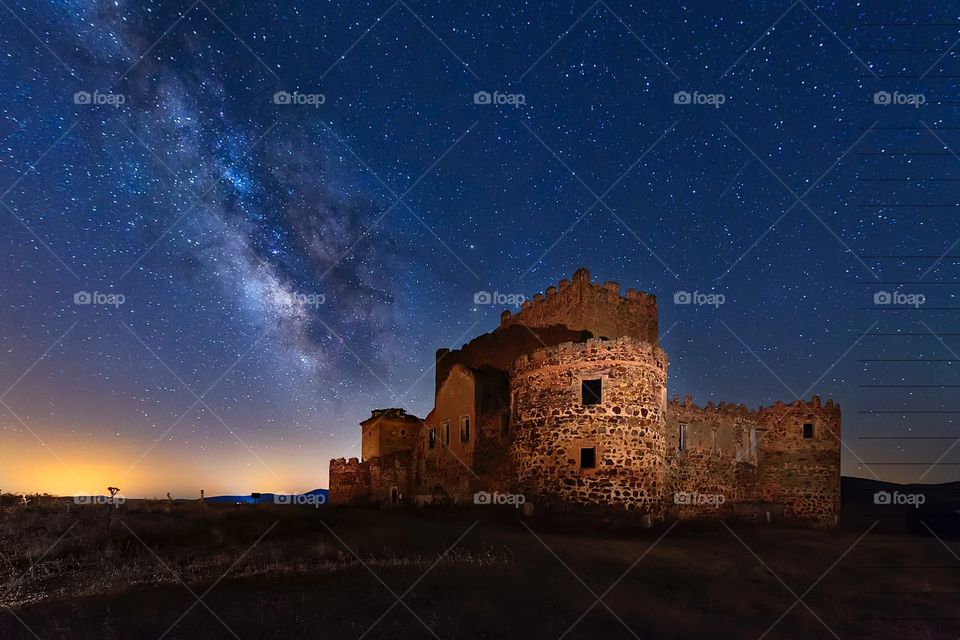 Castle and the milkyway 