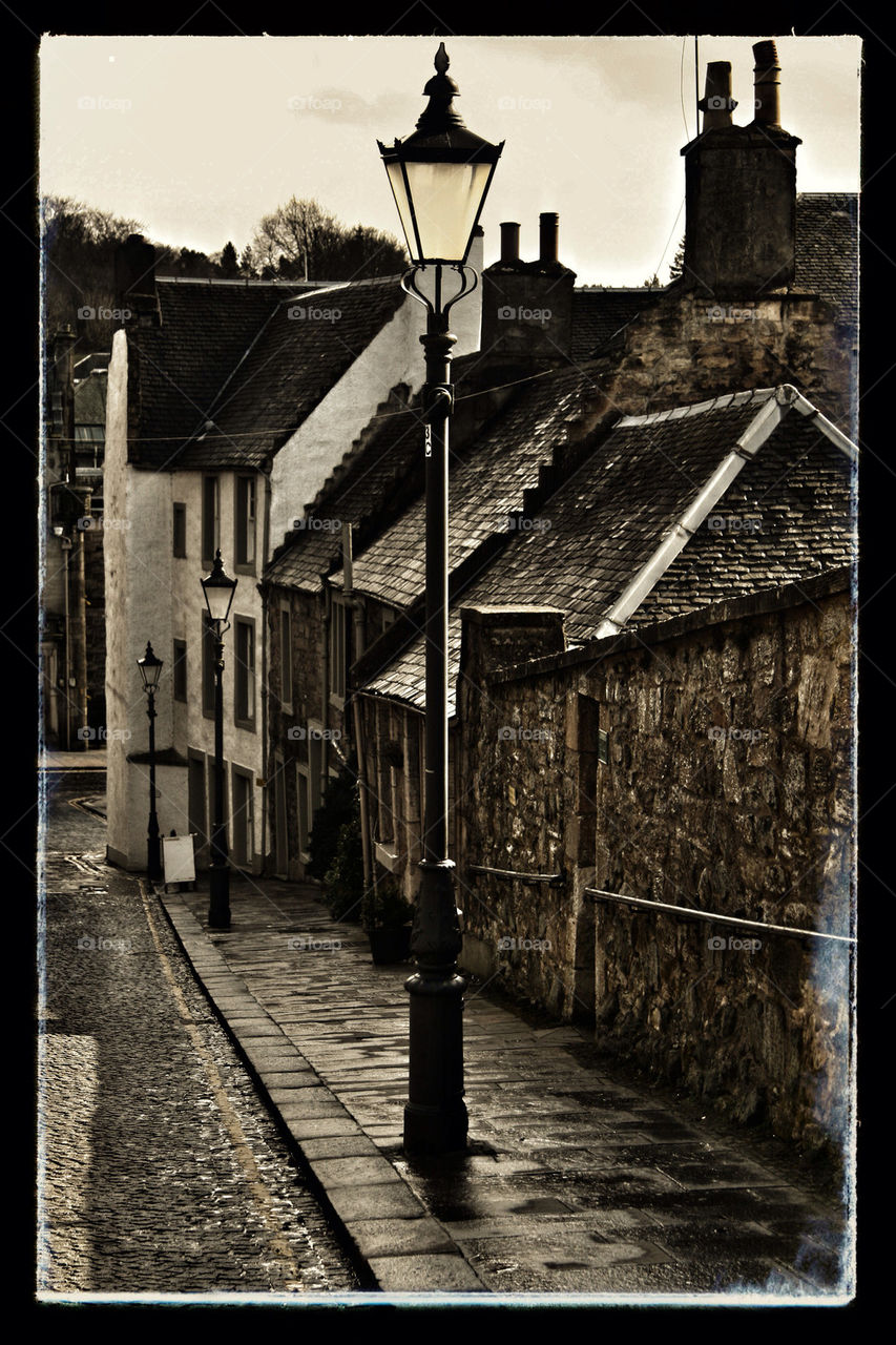 street road scotland old by pandahat