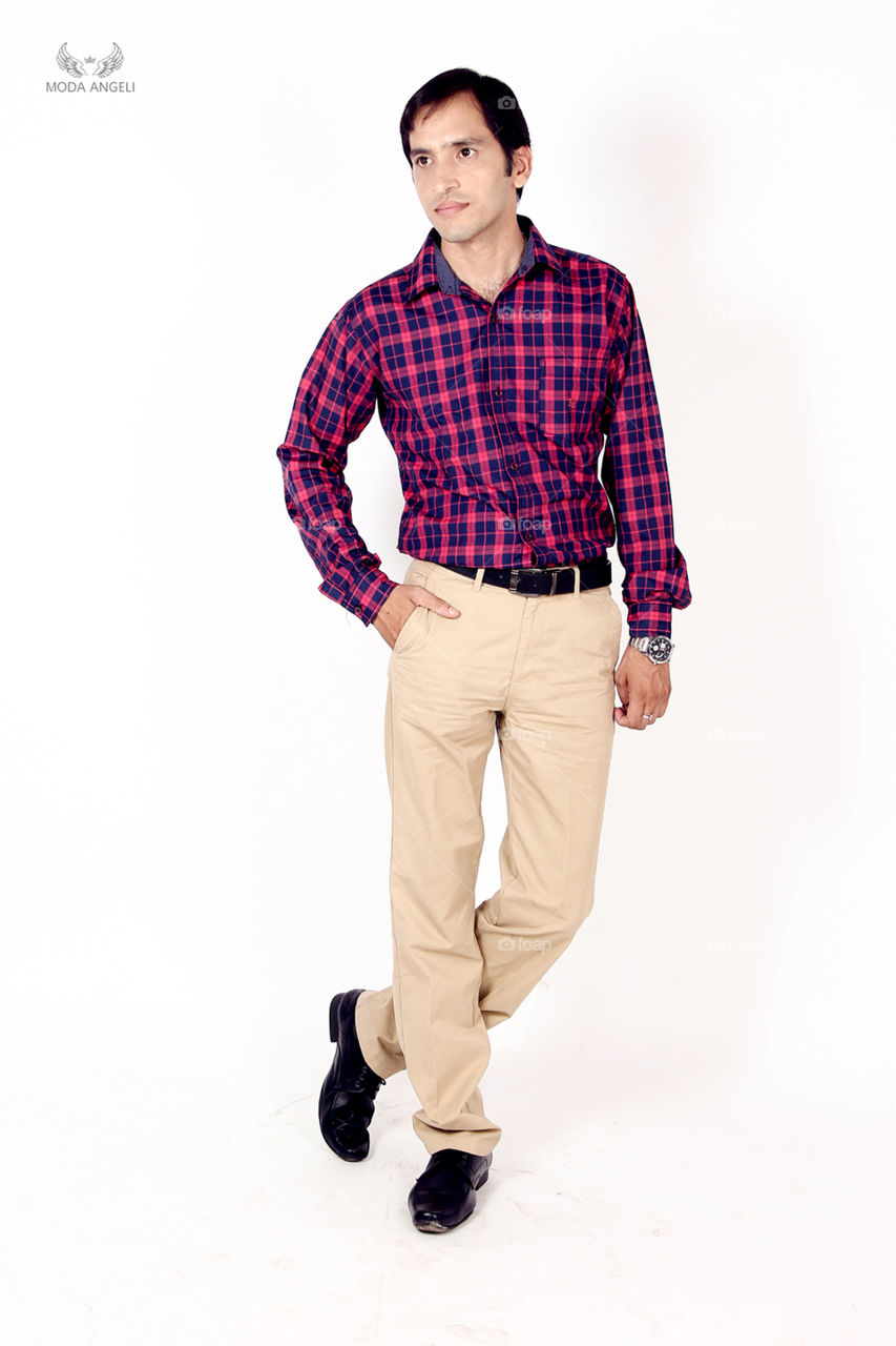 Studio shot of a young man