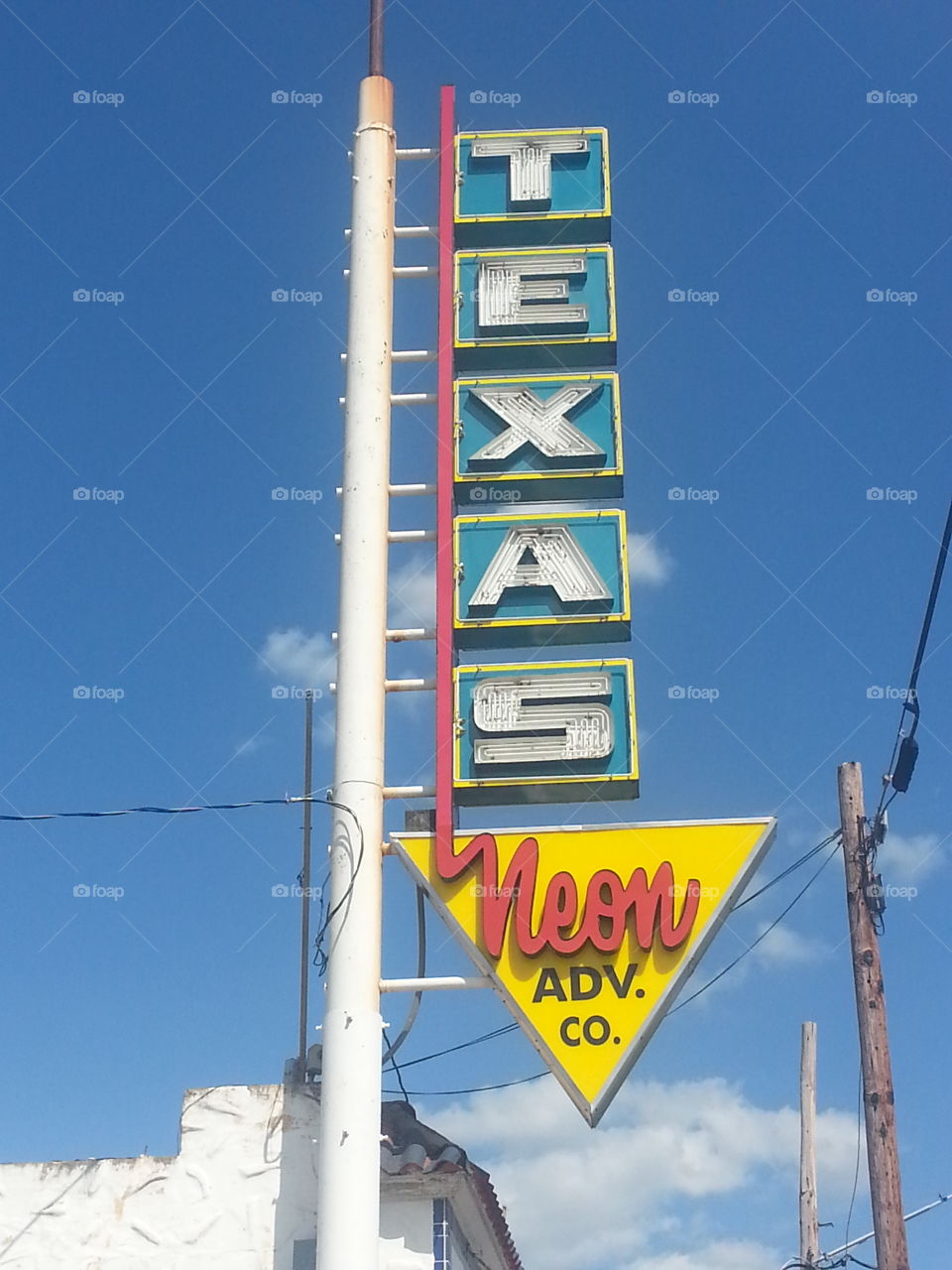 Texas Neon Vintage Sign