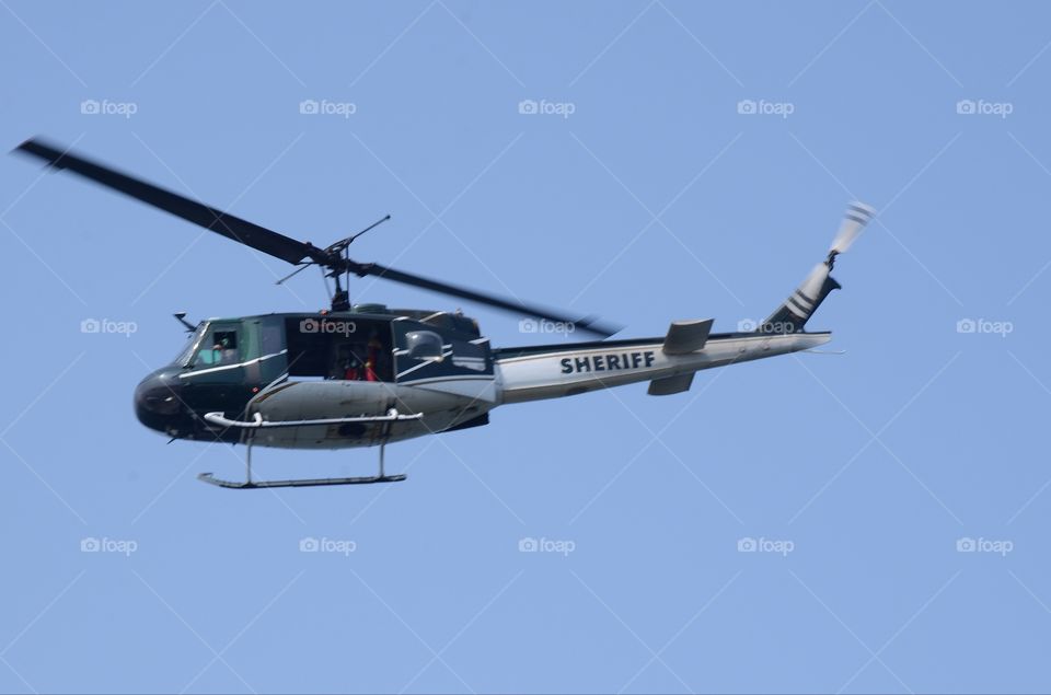 Sheriff helicopter.